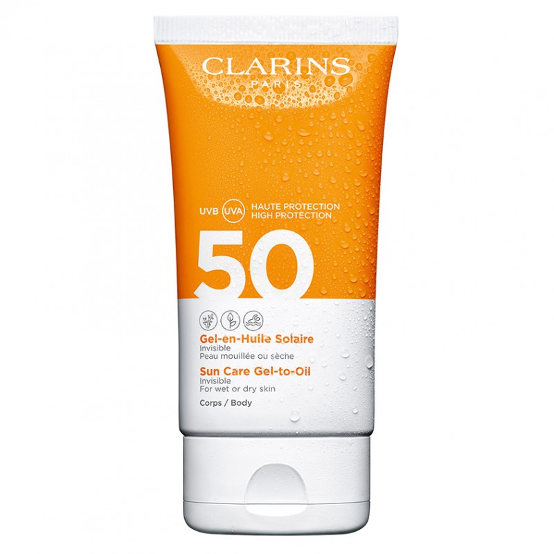 Солнцезащитный гель-масло для тела SPF 50 SUN CARE  - 150ml Clarins