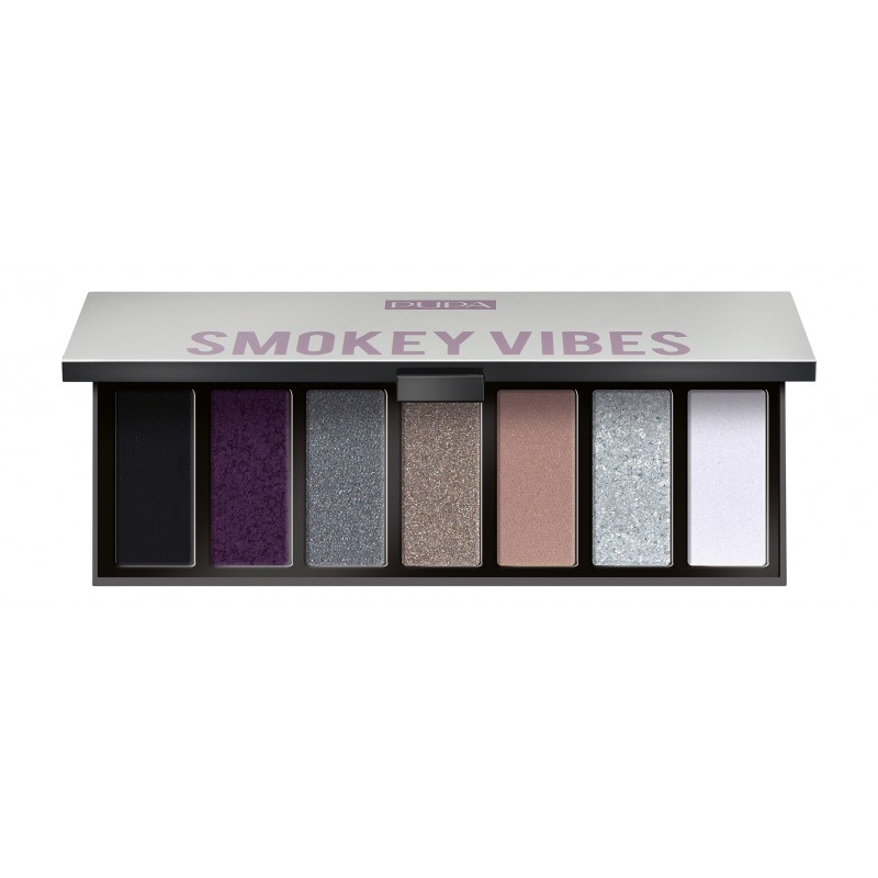 Палетка тіней для повік Make Up Stories Smokey vibes 002  - 13ml