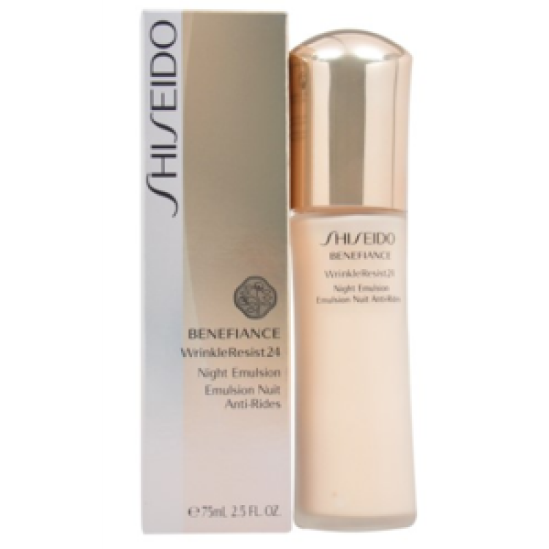 Ночная эмульсия для лица Benefiance WrinkleResist24  - 75ml Shiseido