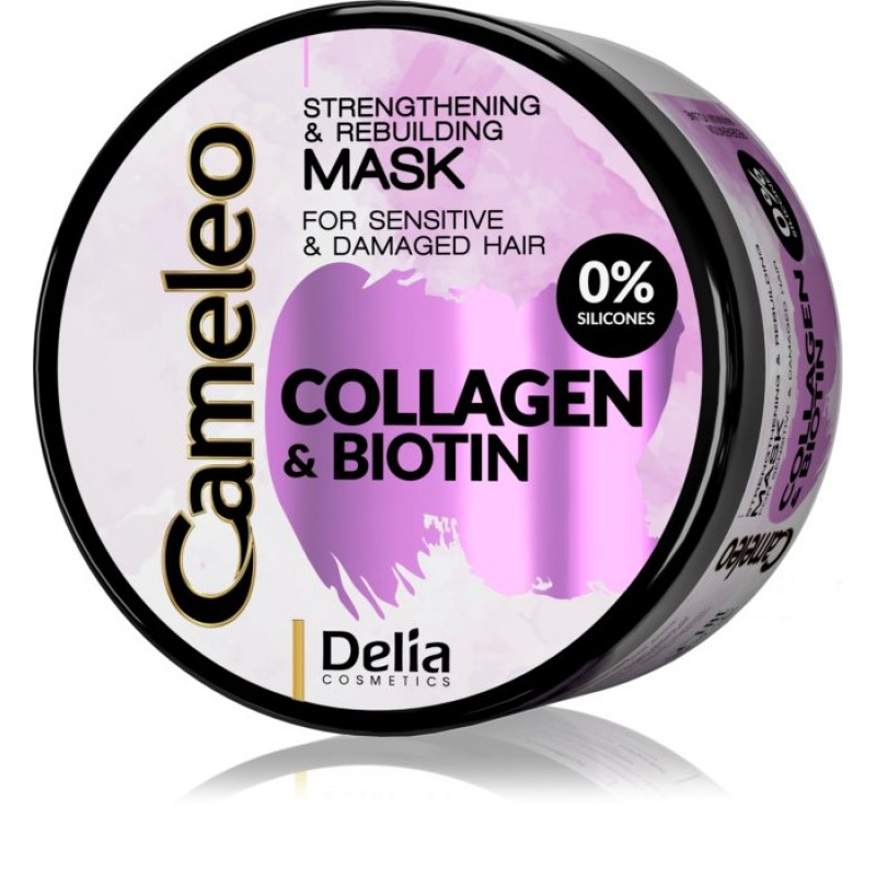 Маска для волос  Cameleo Collagen&Biotin Hair Mask  - 200ml Delia