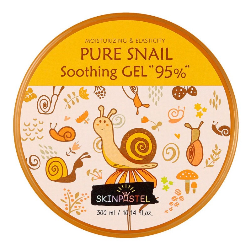 Гель для лица Skinpastel Pure Snail Soothinggel 95% 
