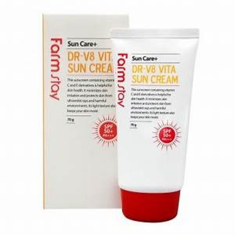 Крем солнцезащитный, витаминизированный DR-V8 Vita Sun Cream  - 50ml FarmStay